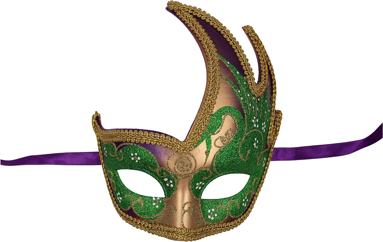 Men's Vintage Design Prom Mardi Gras Musical Checkered Masquerade Mask