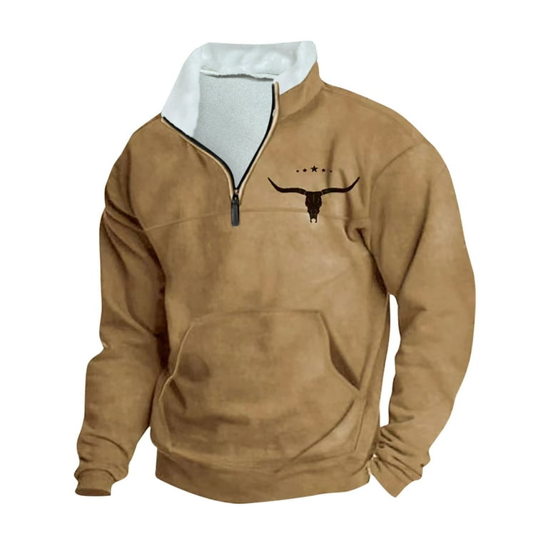 Mens western quarter zip 2025