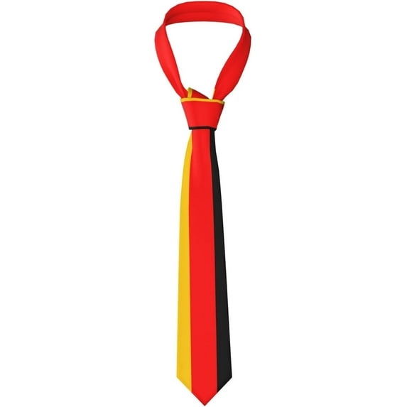 Men's Vintage Mexican Flag Neck Tie Formal Classic Tie Vintage Germany German Flag