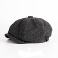 thumbnail image 1 of Men's Vintage Newsboy Cap, Soft Blend Fabric Retro Beret Style Painter Hat, Classic Eight-Panel Design for Casual Daily Wear and British Style-B, 1 of 7