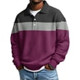 thumbnail image 1 of Men's Vintage Print Long Sleeve Button Down Shirt Big And Tall Turndown Collar Rayon Cotton Blend, 1 of 2