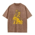 thumbnail image 1 of Men's Vintage Washed Tee - Funny Graphic Oversized Streetwear T-Shirt | Distressed Cotton Relaxed Fit, 1 of 2