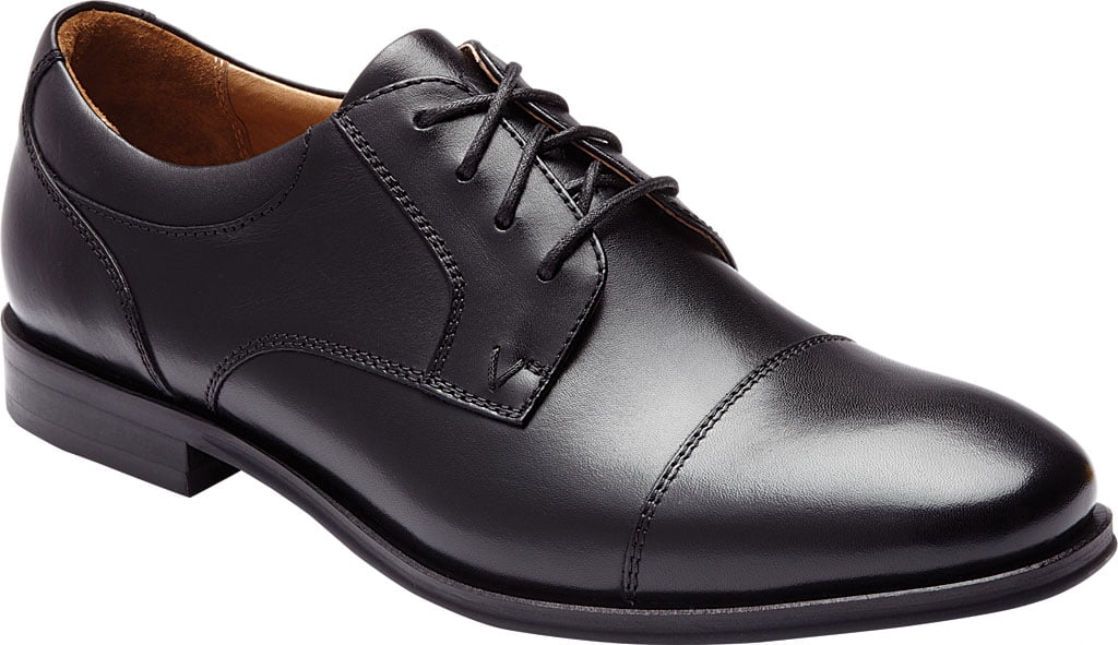 Men's Vionic Shane Oxford Black Leather 12 M - Walmart.com