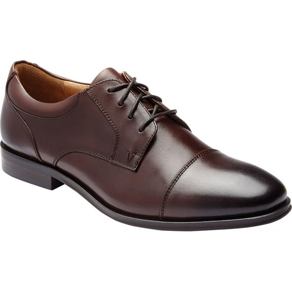 Men's Vionic Shane Oxford Dark Brown Leather 9.5 M