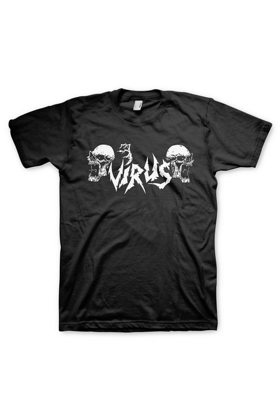 Men's Virus Logo T-shirt Small Black