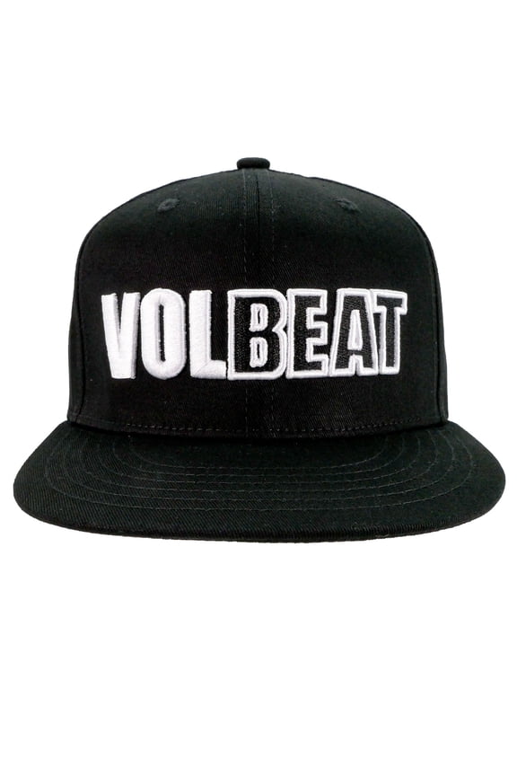 Men's Volbeat Logo Snapback Baseball Cap Adjustable Black