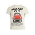 thumbnail image 1 of Men's Volkswagen Bugged Out Beige Graphic T-Shirt - Small, 1 of 1