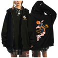 thumbnail image 1 of Men's Volleyball Hoodie Zip-Up Jacket Fleece Sweatshirt Anime Print Cosplay Zipper Jacket Unisex with Pockets, 1 of 6