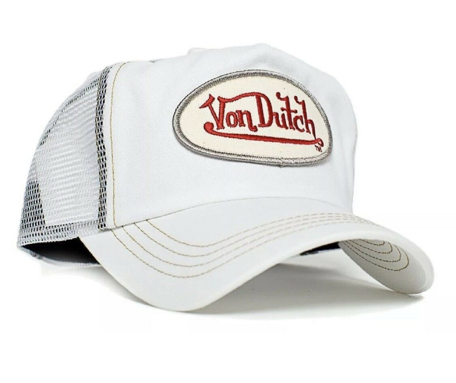 Men's Von Dutch Kustom Made Originals Trucker Mesh Adjustable Cotton Dad Hat