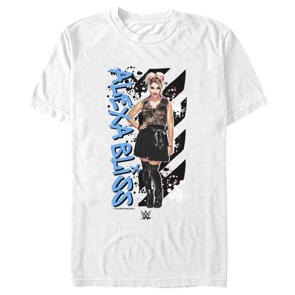 Men's WWE Alexa Bliss Poster  Graphic Tee White 3X Large