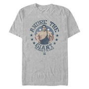 Mens WWE Andre the Giant 8th Wonder of the World Distressed Graphic T-Shirt
