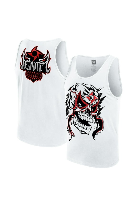 Men's WWE Authentic White Penta Mask Tank Top
