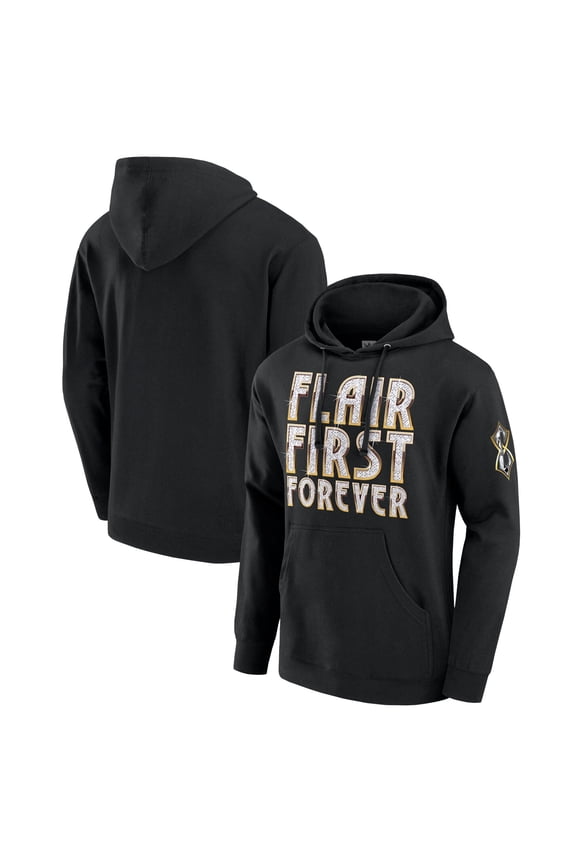 Men's WWE Black Charlotte Flair Women's Royal Rumble 2025 Winner Pullover Hoodie