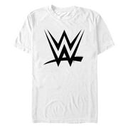 Mens WWE Black Logo Graphic Tee White 2X Large