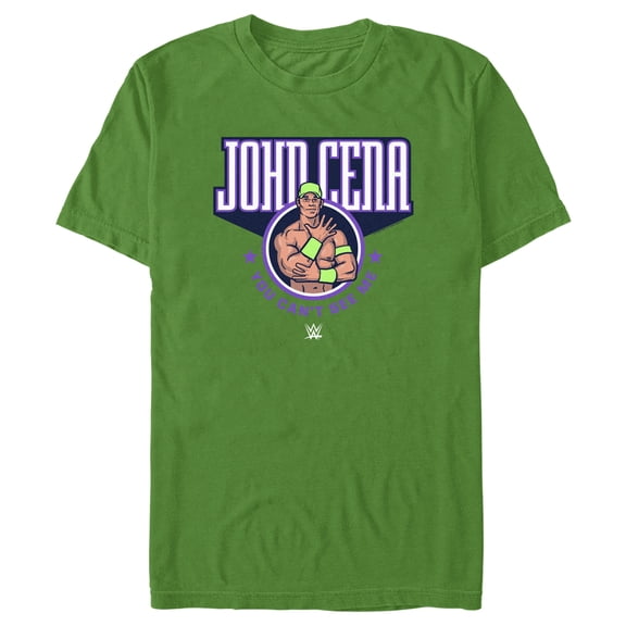 Men's WWE John Cena You Can't See Me  Graphic Tee Kelly Green Small