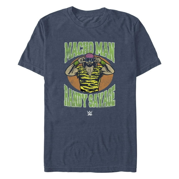 Men's WWE Macho Man Randy Savage Distressed  Graphic T-Shirt