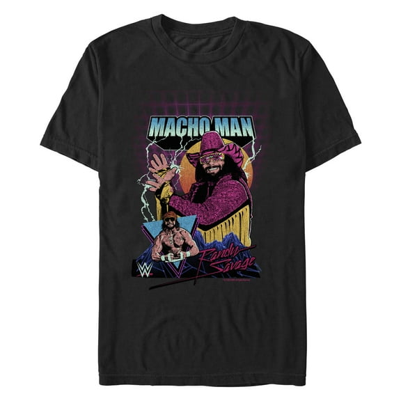 Men's WWE Macho Man Randy Savage Retro  Graphic T-Shirt