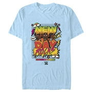 Mens WWE New Day Rocks Graphic Tee Light Blue 3X Large