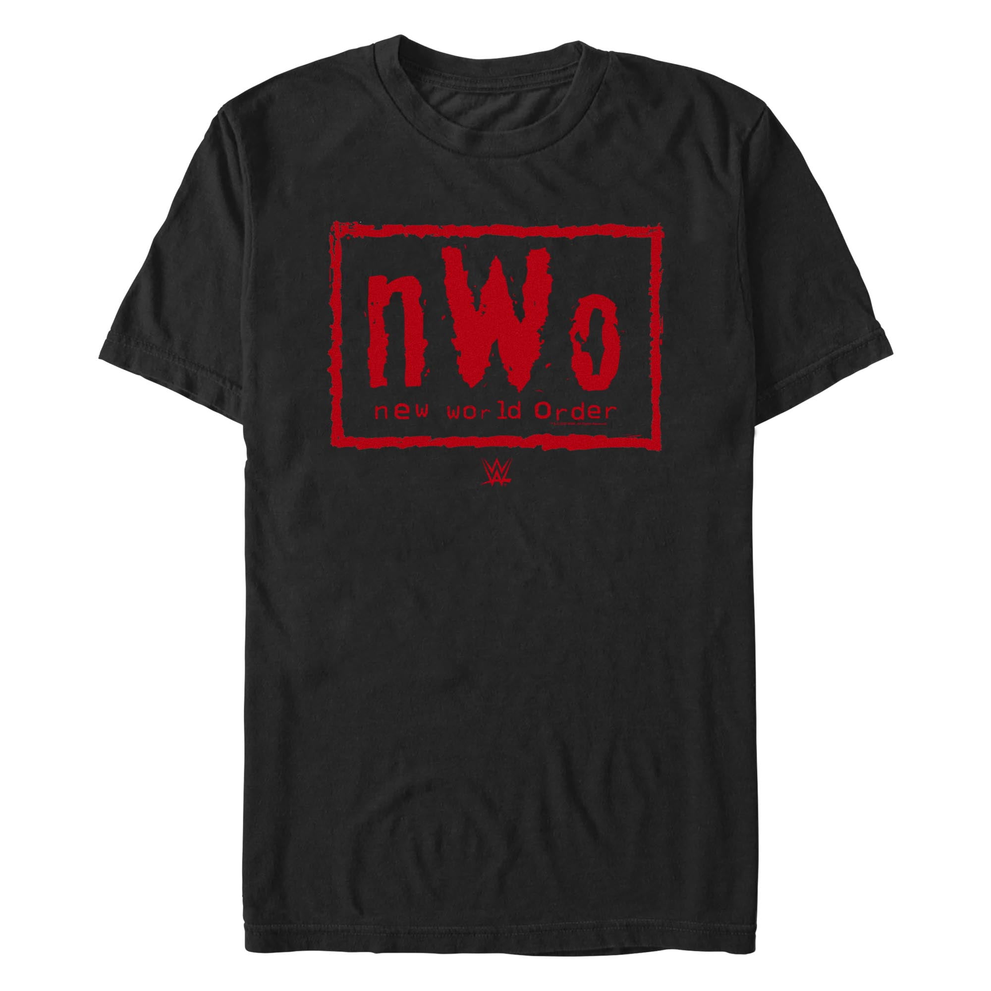 WWE Men's Apparel, Red Order Logo Graphic Tee, Black, Wrestling ...