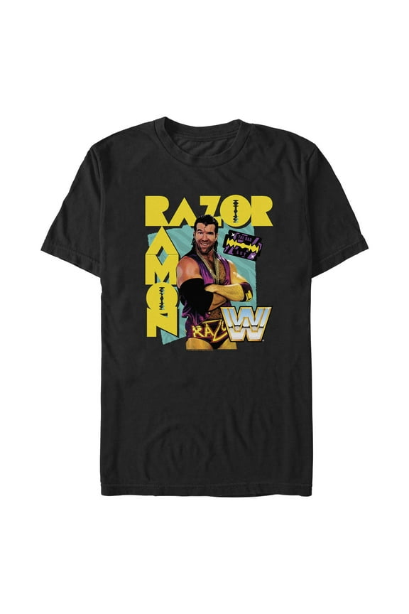 Men's WWE Razor Ramon Graphic Tee Black X Large