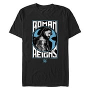 Men's WWE Roman Reigns Poster Graphic Tee Black Large