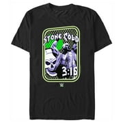Mens WWE Stone Cold Steve Austin 316 Collage Graphic Tee Black 3X Large