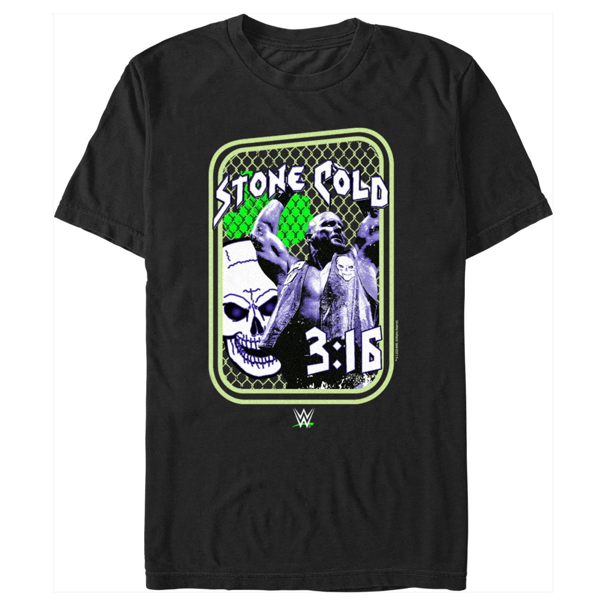 Men's WWE Stone Cold Steve Austin 3:16 Collage Graphic Tee Black X ...