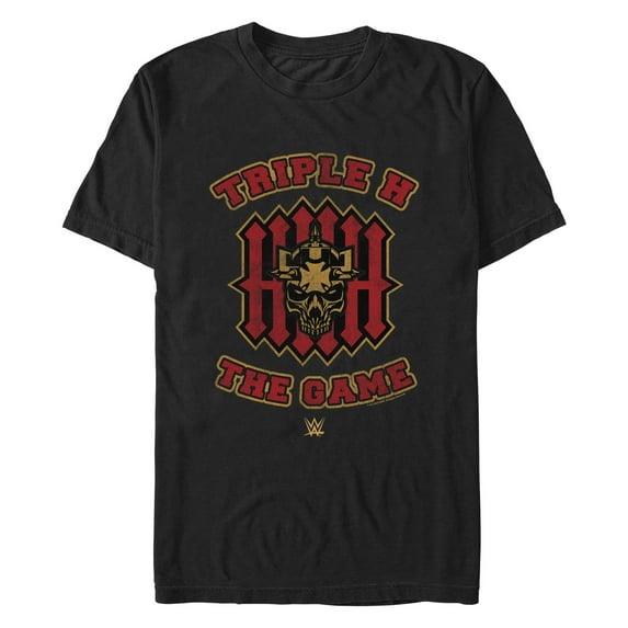 Men's WWE Triple H The Game Logo Graphic Tee Black 3X Large