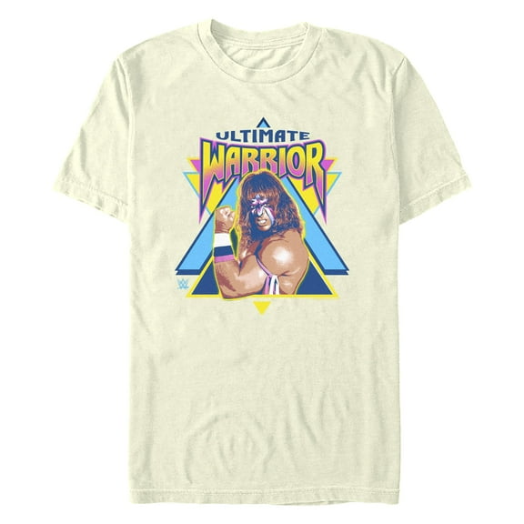 Men's WWE Ultimate Warrior Photo  Graphic Tee Beige Small
