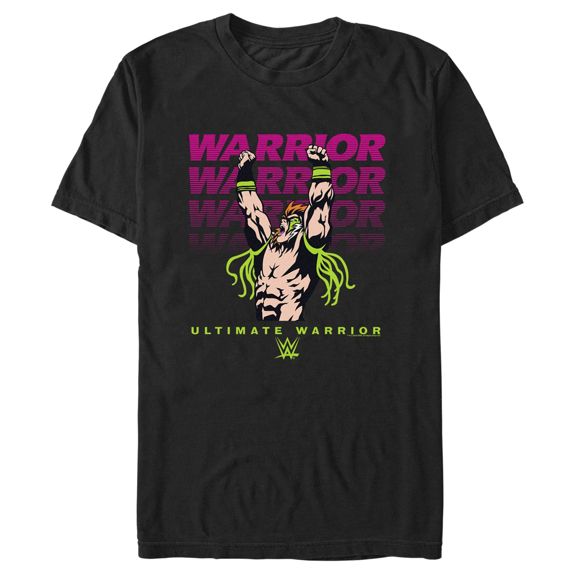 Men's WWE Ultimate Warrior Retro Logo Graphic Tee Black X Men's WWE Ultimate Warrior Retro Logo Graphic Tee Black X
