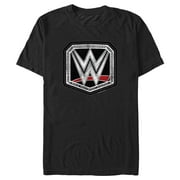 Men's WWE World Heavyweight Champion Logo Graphic Tee Black Medium