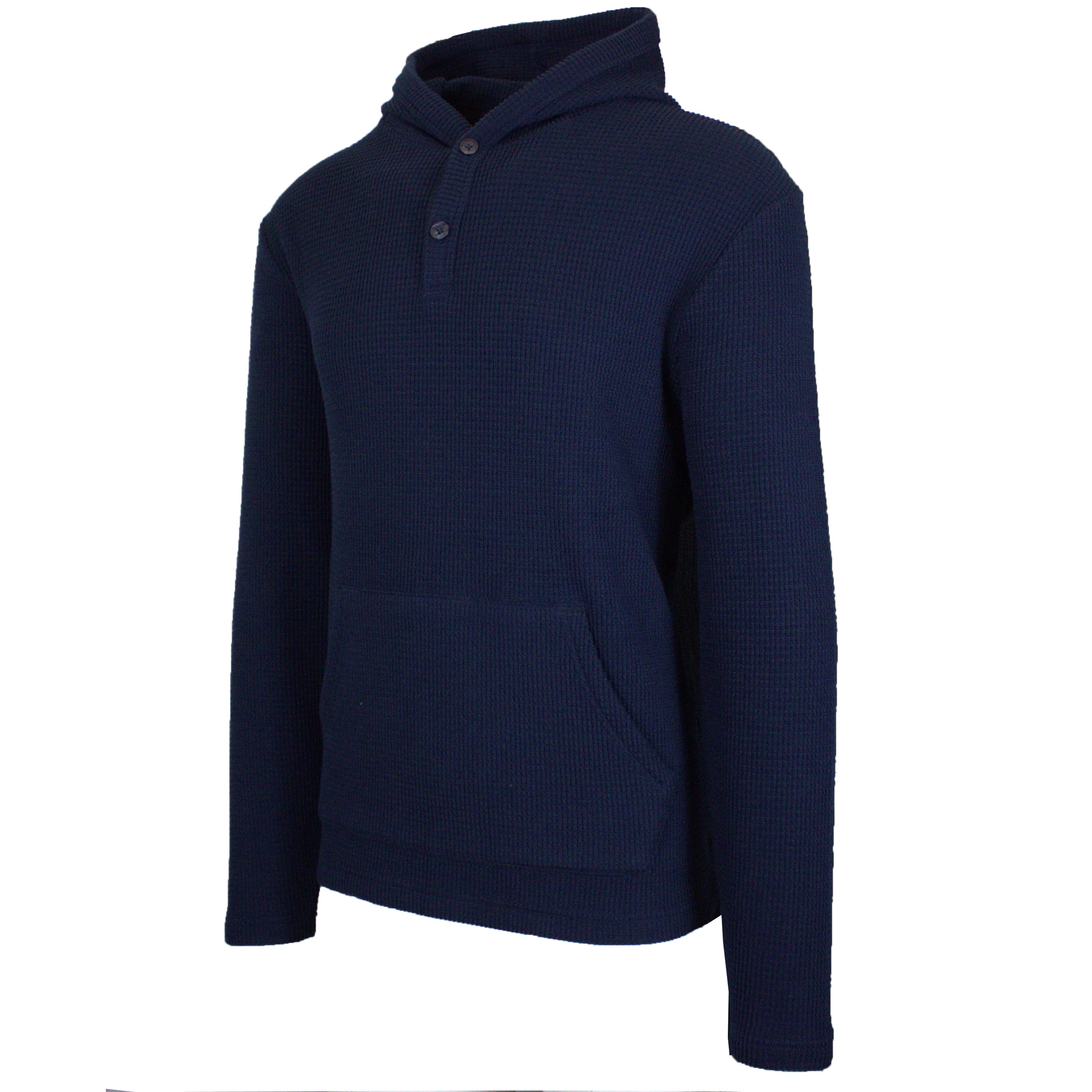 TrendAura Winter Waffle Knit Hoodie for Men with Drawstrings and Cozy Structured Fit main image 0