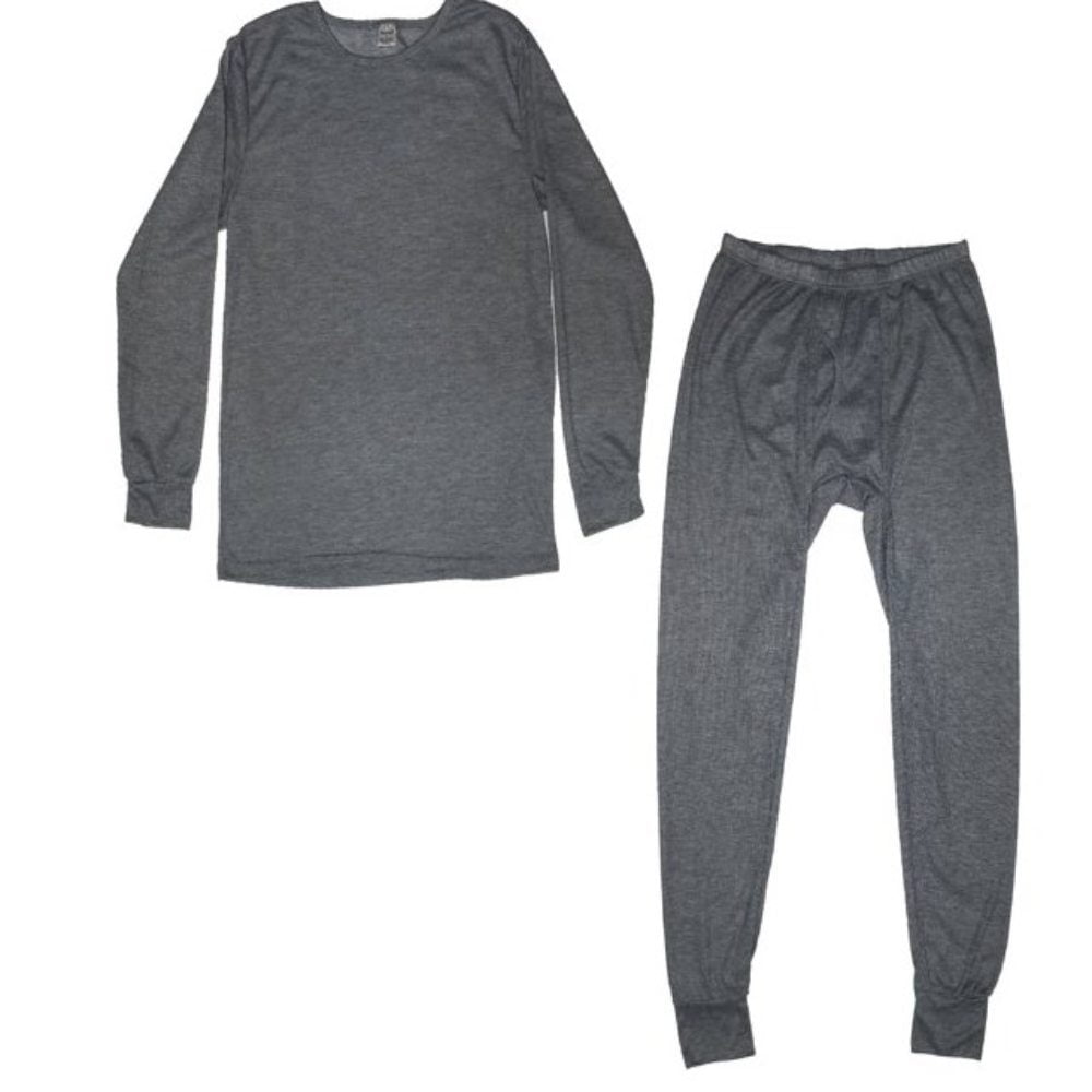 Men's Waffle Knit Thermal Sets Cotton Blend Long Johns 2 Piece