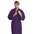 thumbnail image 1 of Men's Waffle Spa Bathrobe - Long, Lightweight, Absorbent, 1 of 4