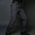 thumbnail image 1 of Men's Walking Outdoor Cargo Pants Multi-Pocket Stretch Durable Relaxed Fit Bottoms, 1 of 9