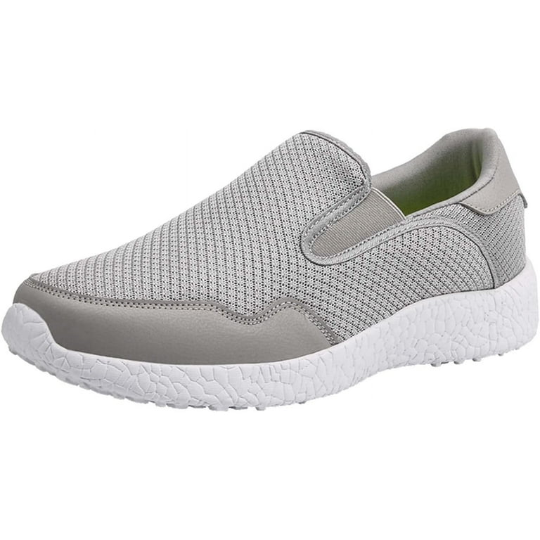 Men's Walking Shoes Breathable Mesh Comfortable Loafer Slip On