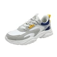 thumbnail image 1 of Men's Walking Shoes Cushion Running Tennis Shoes Non-S𝗅ip Comfortable Breathable Sneakers Fashion Casual Athlet𝗂c Shoes with Durab𝗅e Sole and La𝖼e Up for Gym Workout, 1 of 9
