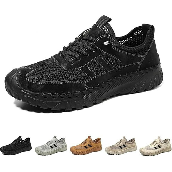 Men's Walking Shoes - with foot arch pad & Breathable Mesh Upper Suitable for outdoor use
