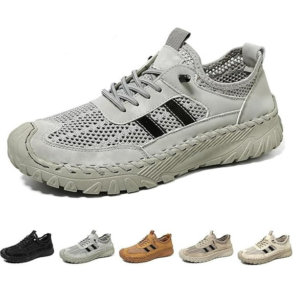 Men's Walking Shoes - with foot arch pad & Breathable Mesh Upper Suitable for outdoor use