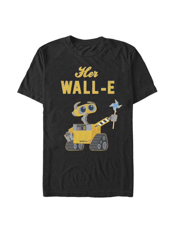 Men's Wall-E Valentine's Day Her Robot Graphic T-Shirt