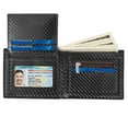 thumbnail image 1 of Cshidworld Men's Wallet, 6 Card Slots and 1 ID Window, 2 Cash Compartments, One Zippered Coin Pocket, Simple RFID Front Pocket, Slim Front Pocket Wallet, Black, 1 of 6