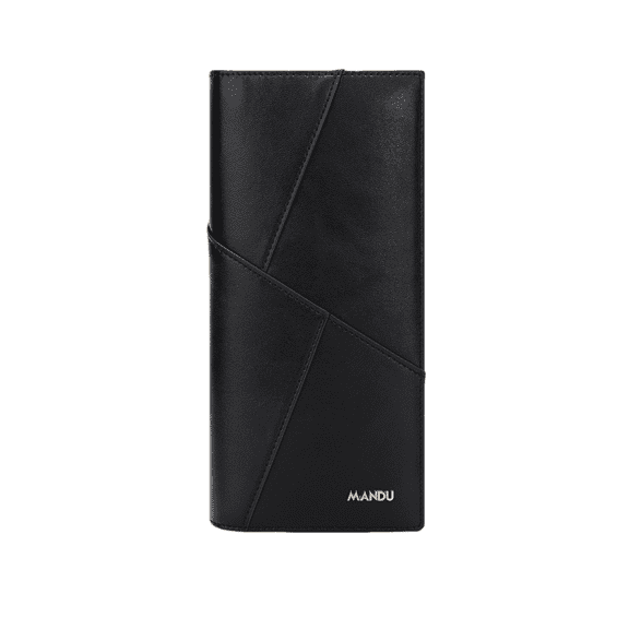 Men's Wallet,  Anti-theft Card Swiping Rfid Splicing Genuine Leather Wallet  with Multi Slot Change Card Holder /7.5 * 3.5in