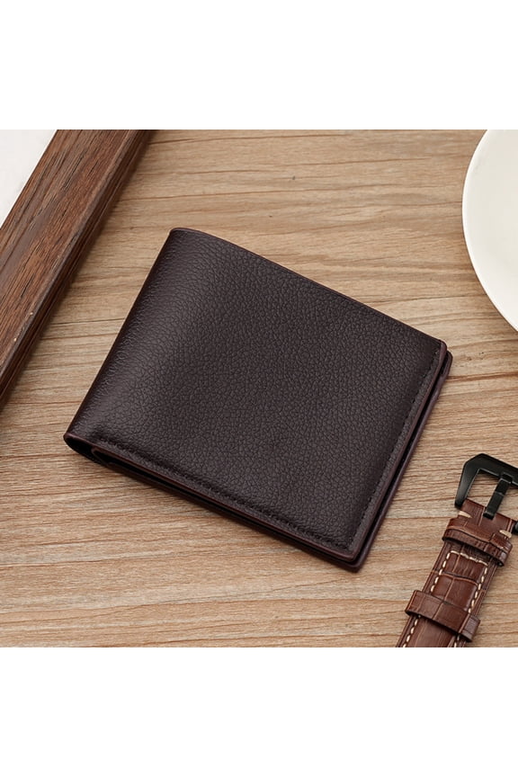 Men's Wallet, Soft Pu Wallet, Multifunctional Retro Multi Slot Card Bag Wallet/4.5 * 3.5in