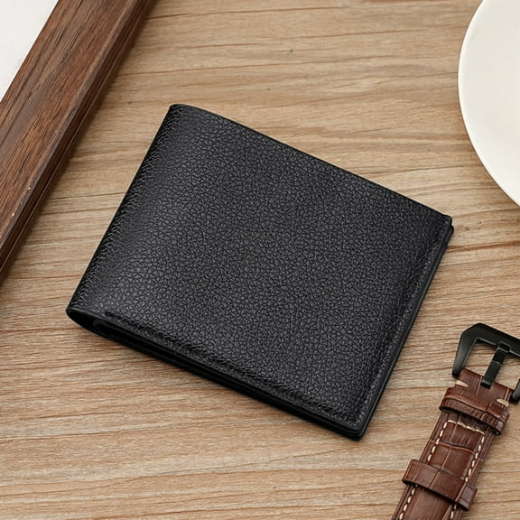 Men's Wallet, Soft Pu Wallet, Multifunctional Retro Multi Slot Card Bag Wallet/4.5 * 3.5in