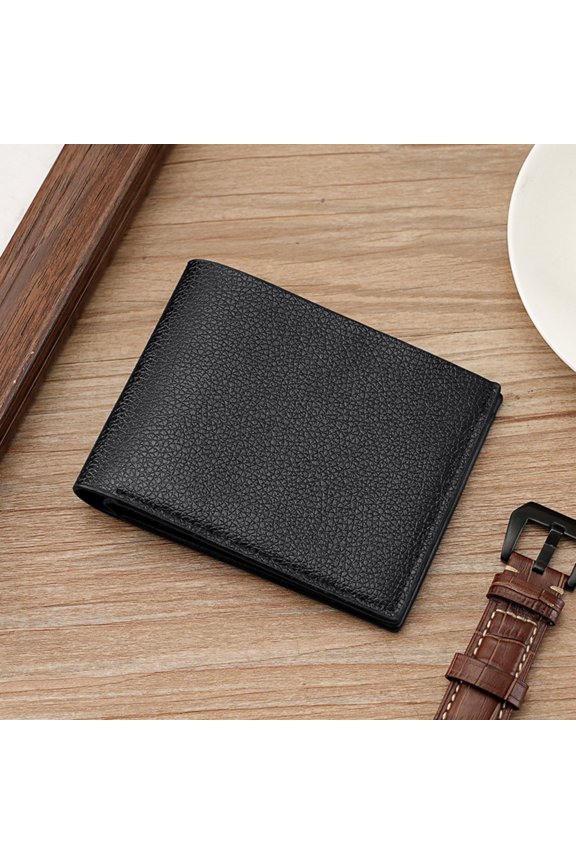 Men's Wallet, Soft Pu Wallet, Multifunctional Retro Multi Slot Card Bag Wallet/4.5 * 3.5in