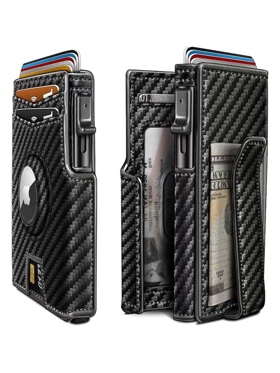 Men's Wallet | Ultra-thin Bifold Wallet with Credit Card Holder, Bill Clip, ID Window, RFID Blocking, Ideal Gift for Father's Day and Thanksgiving
