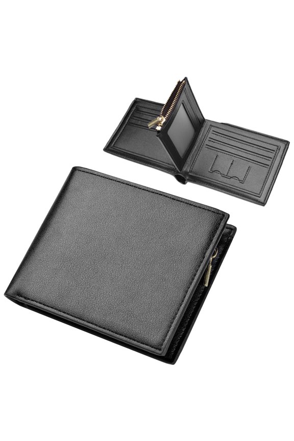Men’s Wallets Stylish Bifold Wallets with 9 Credit Credit Cards 1 ID Window Slim Minimalist Front Wallet/Credit Card Holder Great Gift for Men Black