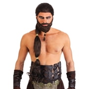 Mens Warrior King Wig and Beard