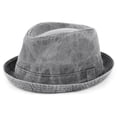 thumbnail image 1 of Men's Washed Cotton all Season Jeans Fedora Sun Hat, 1 of 7