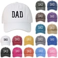 thumbnail image 1 of Men's Washed Distressed Baseball Cap Dad Embroidered Pigment Dyed Cotton Casual, 1 of 4